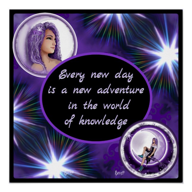 Pôster Criança de lua púrpura (Frente)