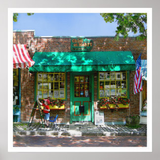 Pôster criança no coração