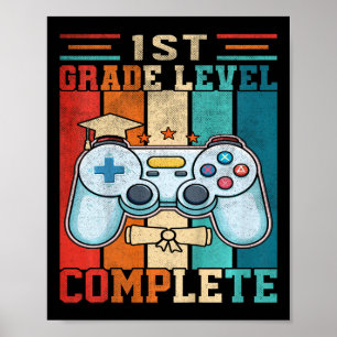 Poster Crianças 1rua Nível de jogo completo no último dia