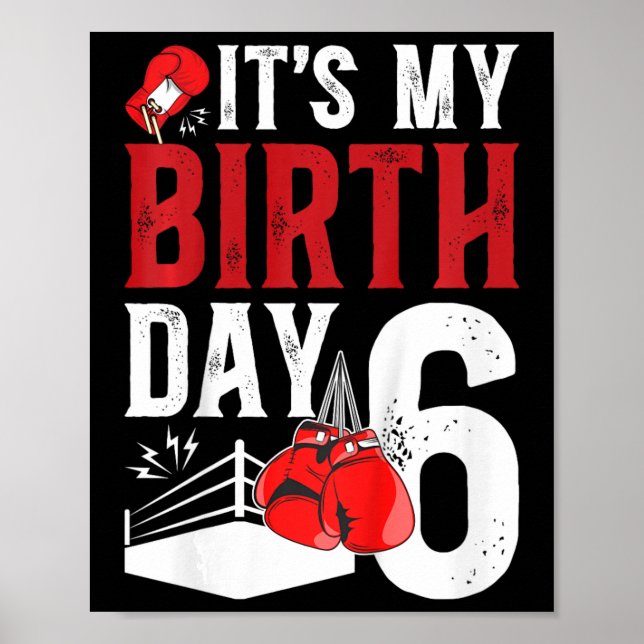Poster Crianças 6 Boxday Boxday Boy de 6 anos (Frente)