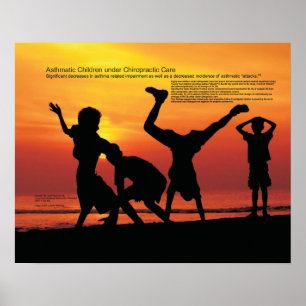 Poster Crianças asmáticas sob tratamento de quiroprática