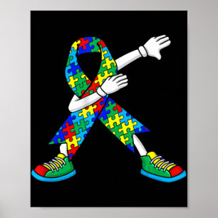 Poster Crianças Autismo Sensibilização Meninos Crianças D