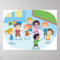 Crianças Brincando Na Sala De Aula