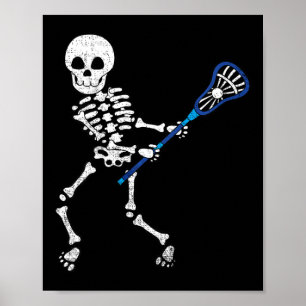 Poster Crianças Camisa De Halloween Skeleton Esportes De