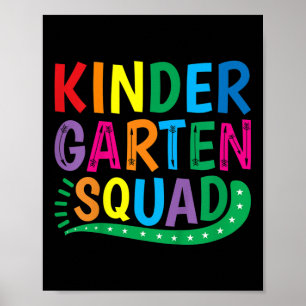 Poster Crianças Crianças Equipe de Jardim de Infância Vol