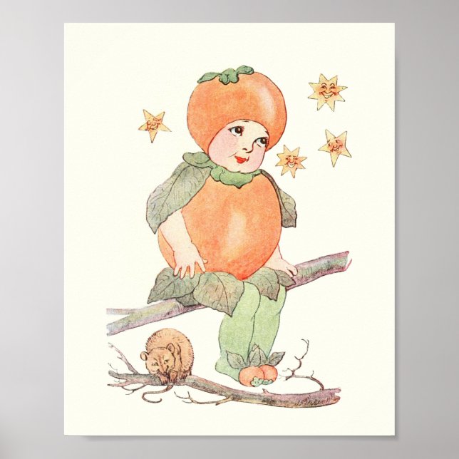 Poster Crianças da Terra Mãe - Pequena Sra. Persimmon Pos (Frente)