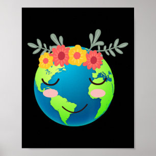 Poster Crianças Dão Ideia Dia da Terra