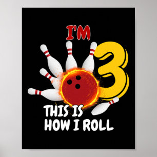 Poster Crianças de 3 anos Eu tenho 3 anos É assim que eu