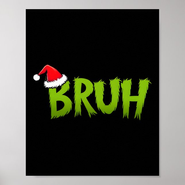 Poster Crianças de Natal Bruto Meninos Adolescentes Menin (Frente)
