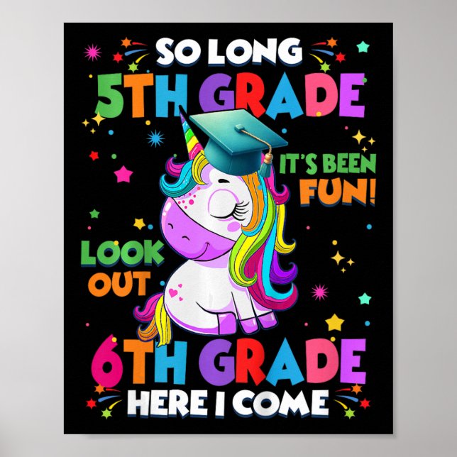 Poster Crianças De Tão Longa Graduação De 5 Aqui Eu Vim 6 (Frente)