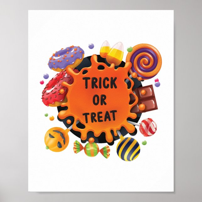 Poster crianças do halloween (Frente)