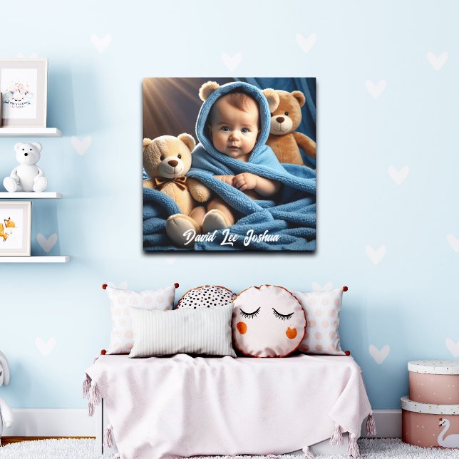 Poster Crianças Doce 1 Foto Personalizada (Criador carregado)