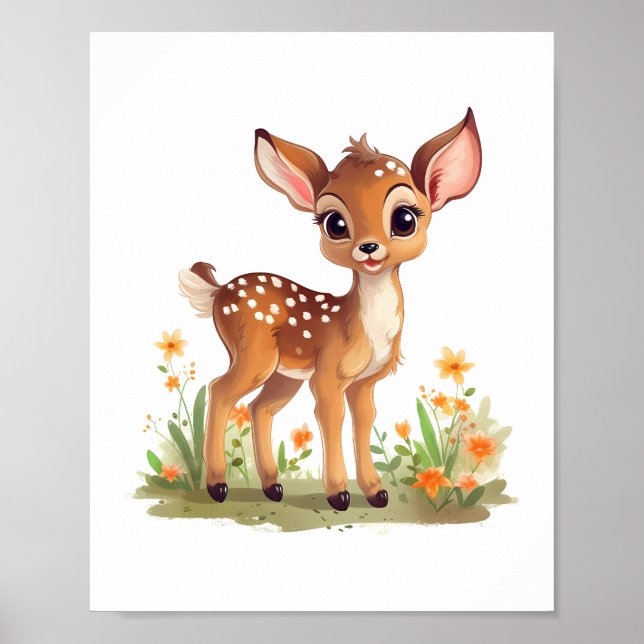 Poster Crianças Encantadas em Florestas Selvagens (Frente)