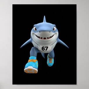 Poster Crianças Engraçadas 67 Meme Tralalero Tralala Corr