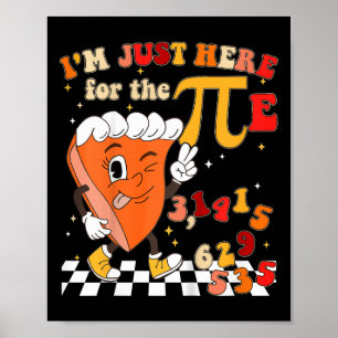 Poster Crianças Engraçado Groovy Estou Aqui Para O Dia Do