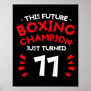 Poster Crianças Este Futuro campeão de boxe acabou de vir