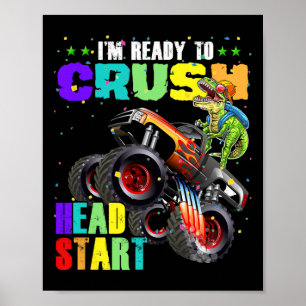 Poster Crianças Estou Pronto Para Esmagar Início Dinosaur