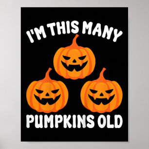 Poster Crianças, eu sou tantos Pumpkins Velhas Crianças d