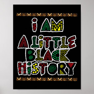 Poster Crianças Eu Sou Um Pequeno Negro História Menino M
