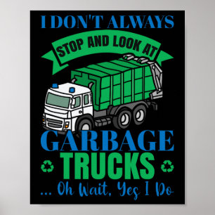 Poster Crianças Garge Truck Day
