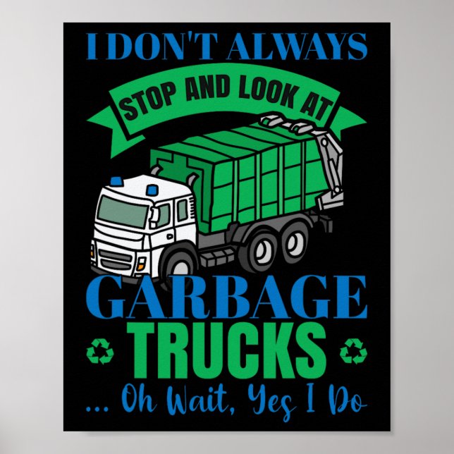 Poster Crianças Garge Truck Day (Frente)
