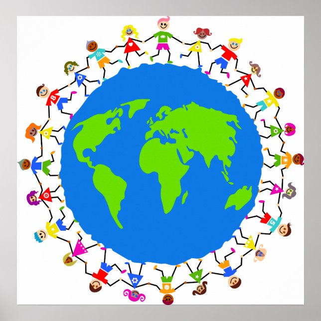 Poster Crianças globais (Frente)