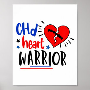 Poster Crianças Guerreiro Cardíaco Infantil Doença Cardía