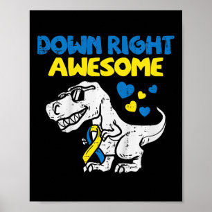 Poster Crianças Incríveis Dino Síndrome de Down Conscient
