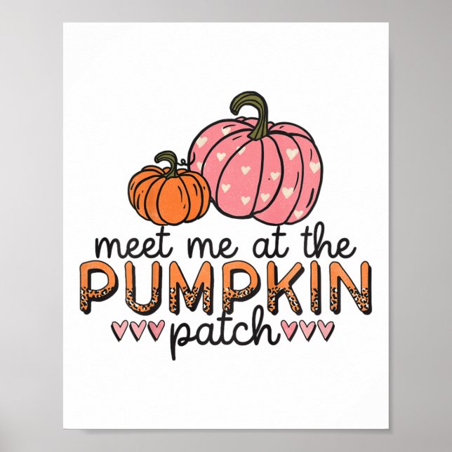 Poster Crianças Me Encontram Na Pumpkin Patch Toddler Rap (Frente)