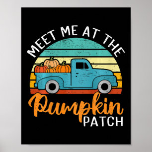 Poster Crianças Me Encontram No Patch De Abóbora Toddler