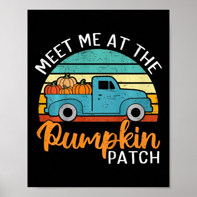 Poster Crianças Me Encontram No Patch De Pumpkin Toddler  (Frente)