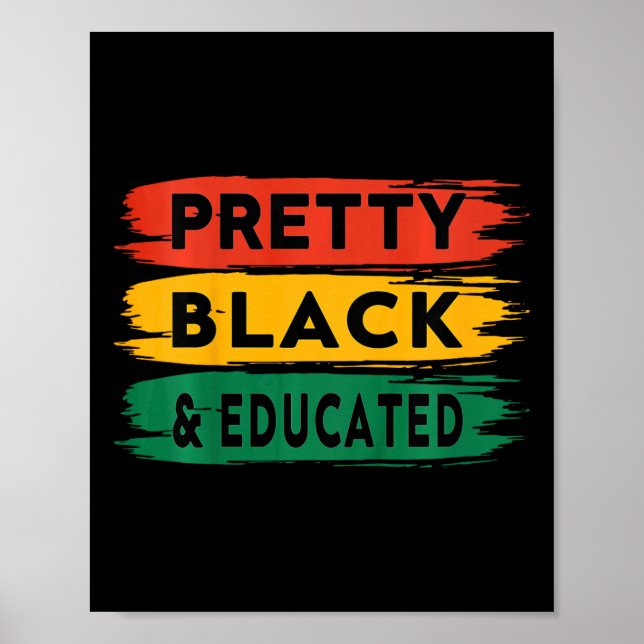 Poster Crianças Melanina Black History Month (Frente)