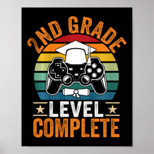 Poster Crianças Nível de segundo Completa Classe de Jogad