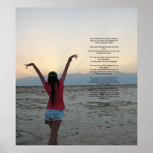 Pôster Crianças por Kahlil Gibraltar (Frente)