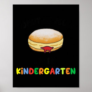 Poster Crianças Rosquinhas Estarem No Jardim Infantil De