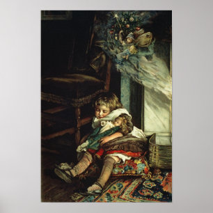 Pôster Crianças sonhando com brinquedos