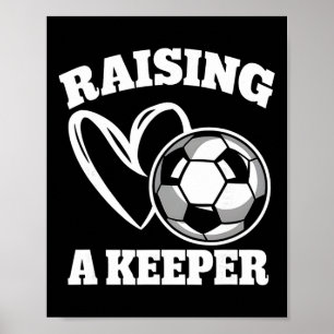 Poster Criando um goleiro goleiro de futebol jogador S