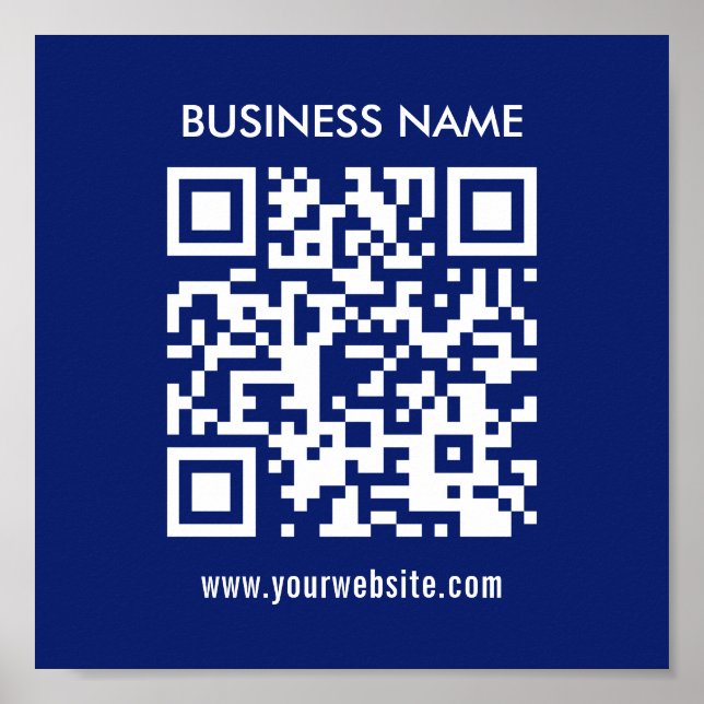 Poster Criar código QR instantaneamente | design simples  (Frente)