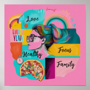 Poster Criar minha vida de sonho: um Conselho de visão pa