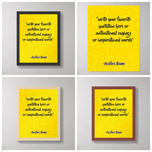 Poster Criar o Luxo Preto e Dourado Citação (Luxe Inspirational Quote)