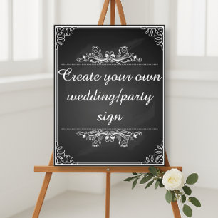 Poster Criar seu próprio sinal do casamento do quadro