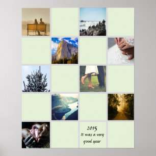 Poster Criar sua própria cor do costume da hortelã das