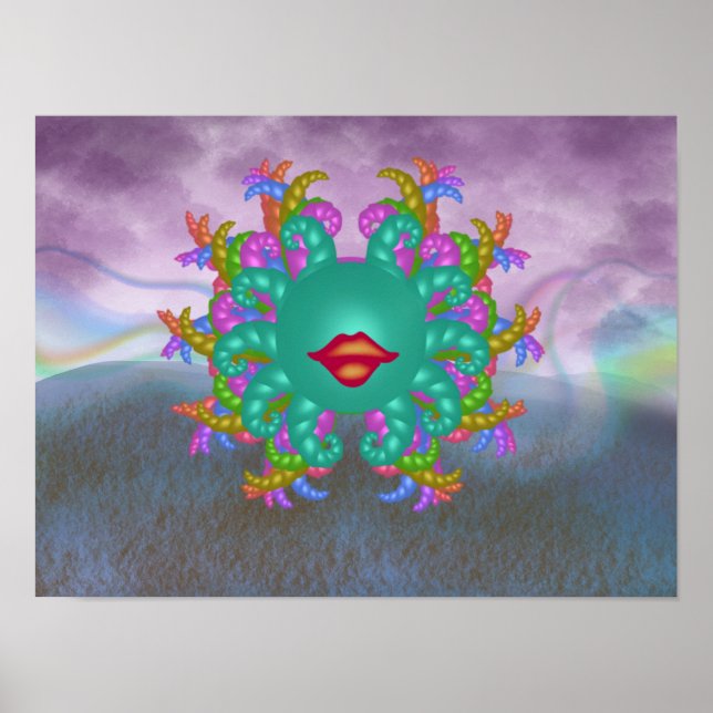 Poster Criatura de muitas cores (Frente)
