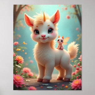 Poster Criatura do Unicórnio