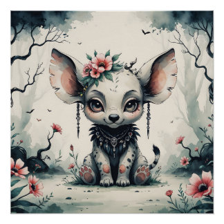 Pôster Criatura Fantástica Encantada