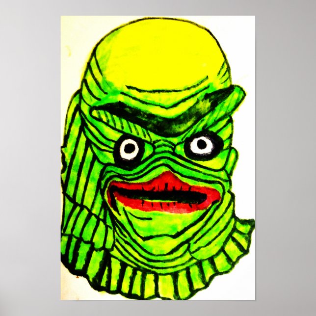 POSTER CRIATURA HALLOWEEN DO ABYSS (Frente)