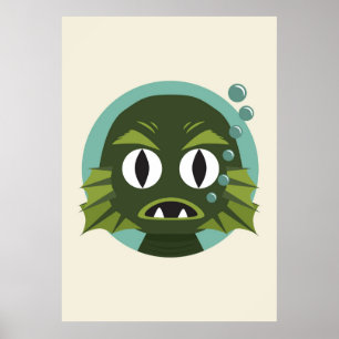Poster Criatura Pequena da Lagoa Negra
