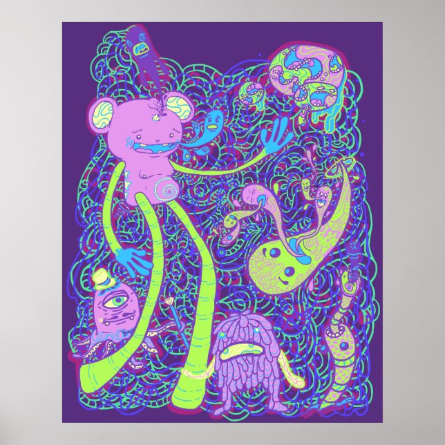 Pôster Criaturas de Conjuração (Frente)