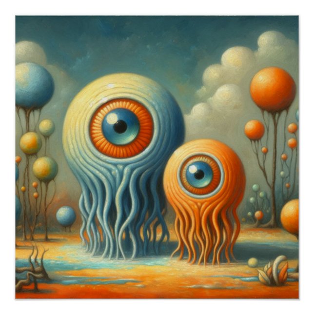 Pôster Criaturas estranhas (Frente)