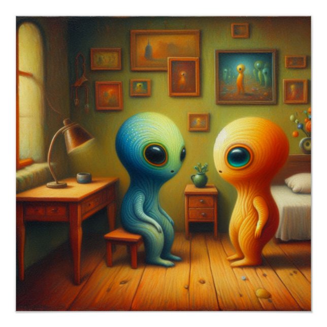 Pôster Criaturas estranhas (Frente)